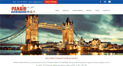 Desktop Screenshot of panairtours.in